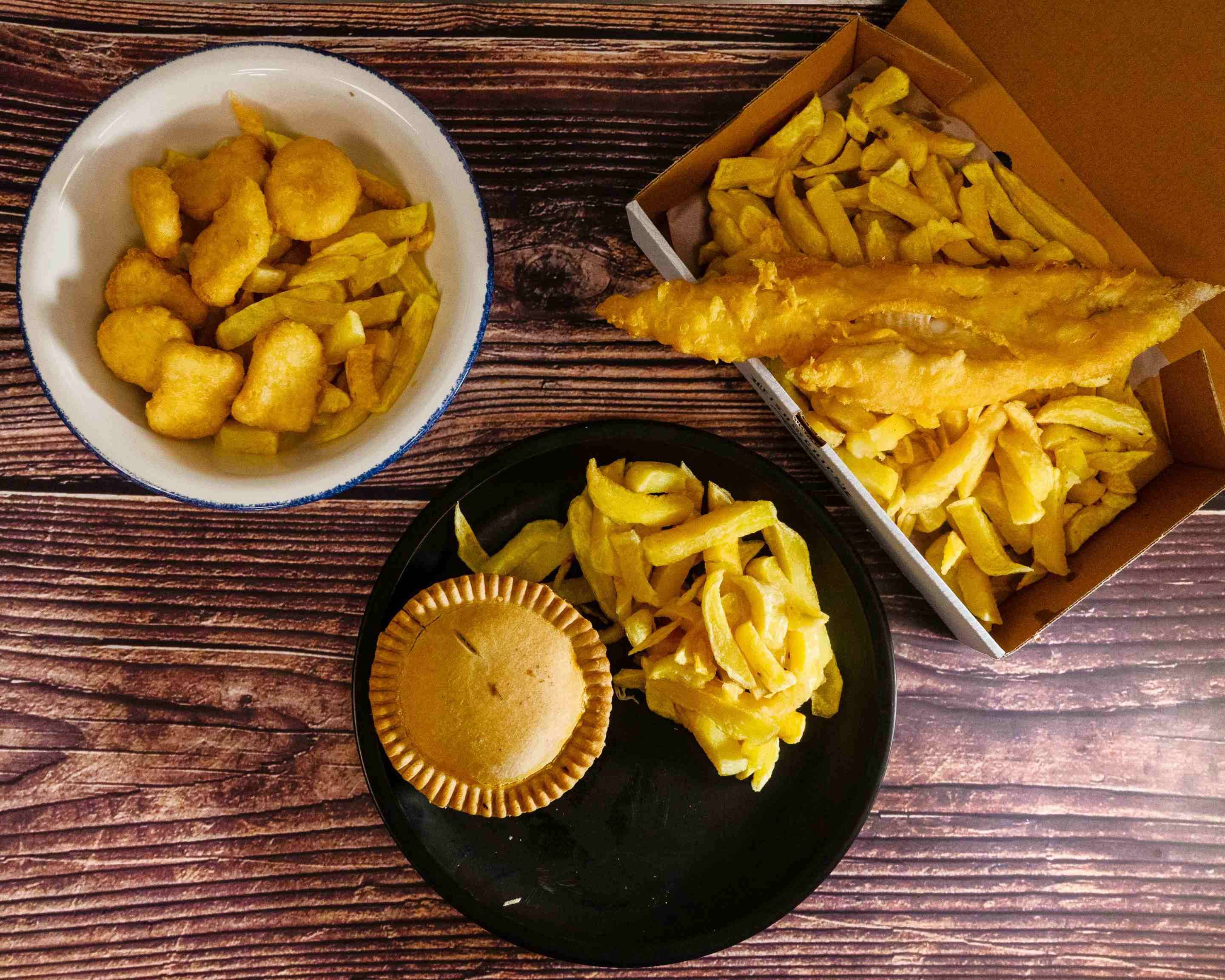 Harry's Fish Bar Menu Takeaway in Penketh Delivery Menu & Prices