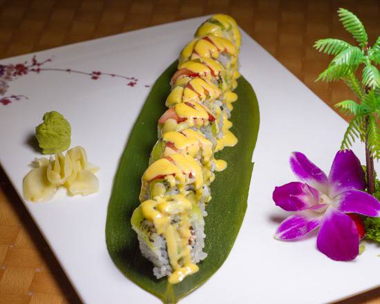 Order Paradise Roll (10 pcs) food online from Fuji Sushi Asian Cuisine store, La Porte on bringmethat.com