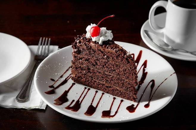 Order Four Layer Chocolate Fudge Cake food online from Moretti's Ristorante & Pizzeria store, Hoffman Estates on bringmethat.com