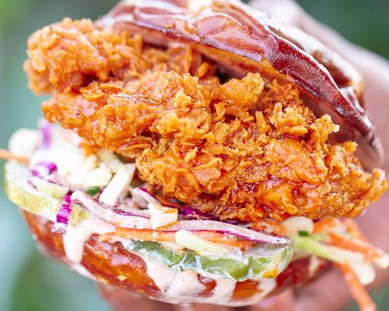 Order Nashville Chick'n Sandwich food online from Atlas Monroe store, San Diego on bringmethat.com