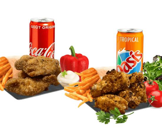 Menu - 7 Tenders® + 7 Wings® 🍗🍟🍟🥤🥤👩‍👦‍👦
