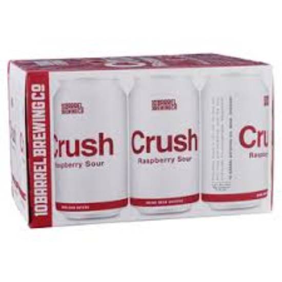 Order Crush Raspberry sour 6pack food online from The Village Store store, San Diego on bringmethat.com