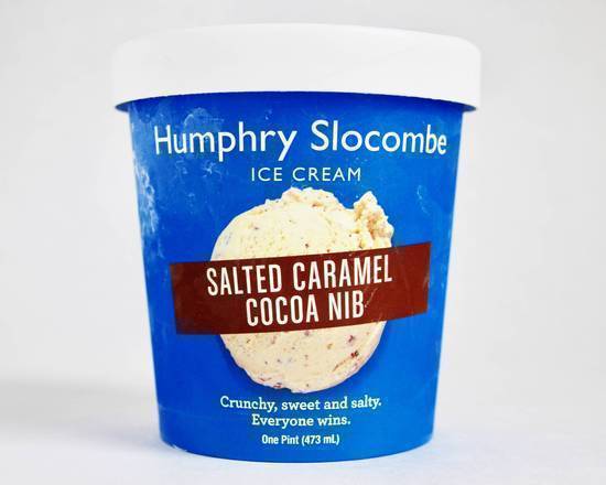 Order Salted Caramel Cocoa Nib by Humphry Slocombe Ice Cream food online from Barzotto store, Palo Alto on bringmethat.com