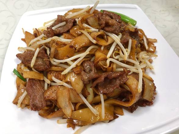 Order Beef Chow Fun(Dry) food online from Asian Pearl store, Sacramento on bringmethat.com