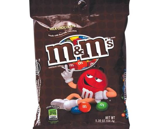 Order M&M Regular Bag 5.3oz  food online from Trumbull Super Stop store, Trumbull on bringmethat.com