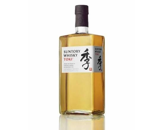 Order Suntory Toki Japanese, 750mL whiskey (43% ABV) food online from Woodbury Wine & Spirits store, ORLANDO on bringmethat.com