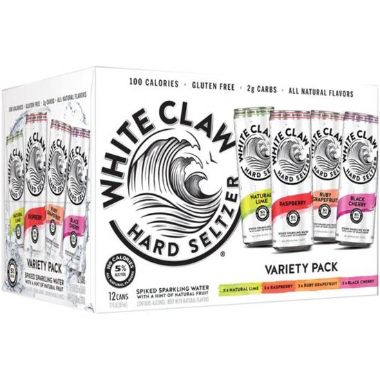Order WhiteClaw Variety Pack #1 food online from Santa Monica Liquor store, Santa Monica on bringmethat.com