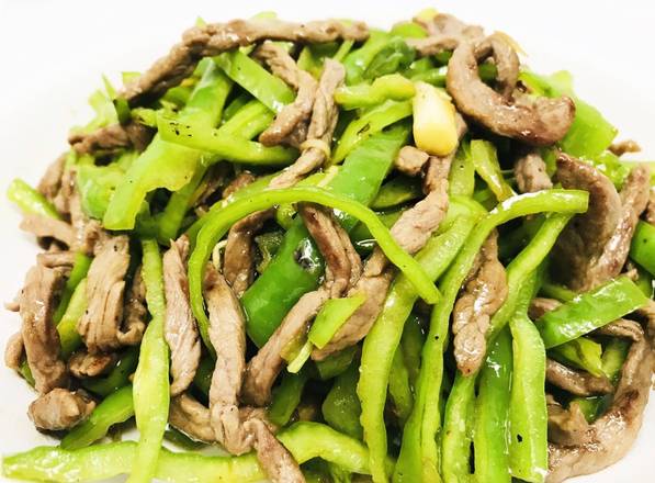 Order Stir-Fried Beef with Pepper -小椒牛柳 food online from He store, Middletown on bringmethat.com