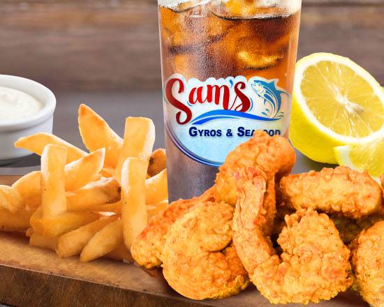 Order #11 Jumbo Shrimp food online from Sam Gyro & Seafood store, Saint Petersburg on bringmethat.com