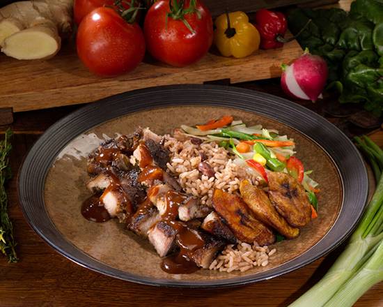 Order Jerk Pork Meal food online from Golden Krust store, Pine Hills on bringmethat.com