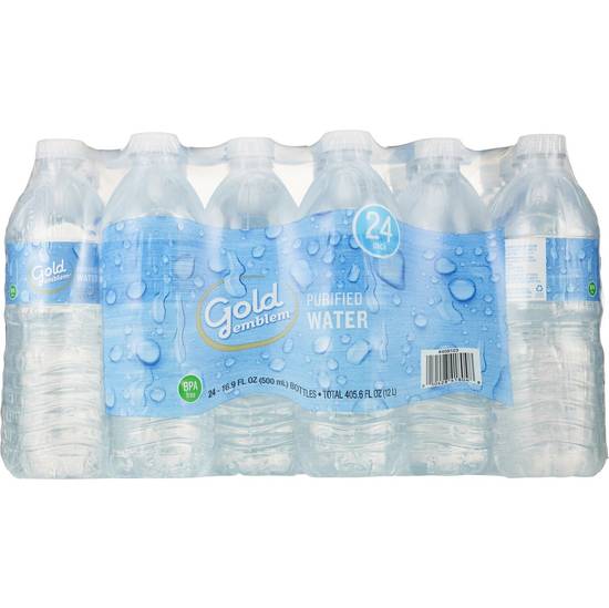 Order Gold Emblem Purified Water Bottles, 16.9 OZ, 24 CT food online from Cvs store, DOVER on bringmethat.com