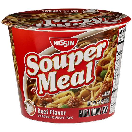 Order Souper Meal Beef Flavor Ramen Noodles (4.3 oz) food online from Gilligan Retail store, Prescott on bringmethat.com