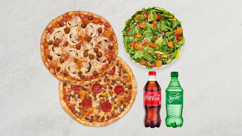 Order MOD Double: Pizza, Salad, Drinks food online from Mod Pizza store, Lakewood on bringmethat.com