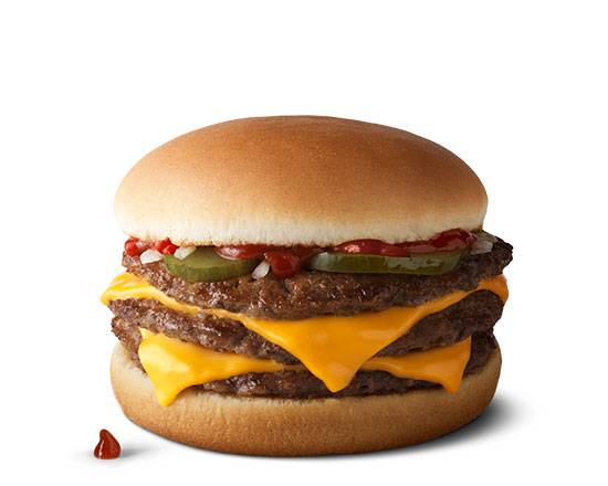 Order Triple Cheeseburger food online from Mcdonald's® store, Ozone Park on bringmethat.com