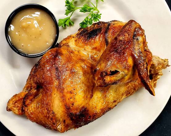 Order Half Rotisserie Chicken food online from Harold Seltzer Steakhouse store, St. Petersburg on bringmethat.com