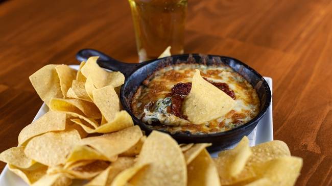 Order Baby Spinach Artichoke Dip food online from Hops Supply Co store, Wilmington on bringmethat.com