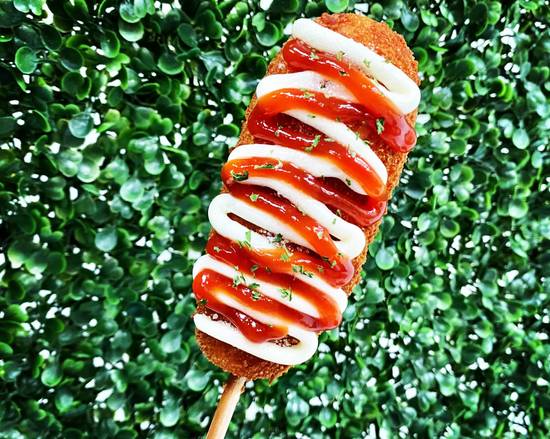 Order Korean Corn Dog food online from Babbi Babbi Korean Kitchen store, Orlando on bringmethat.com