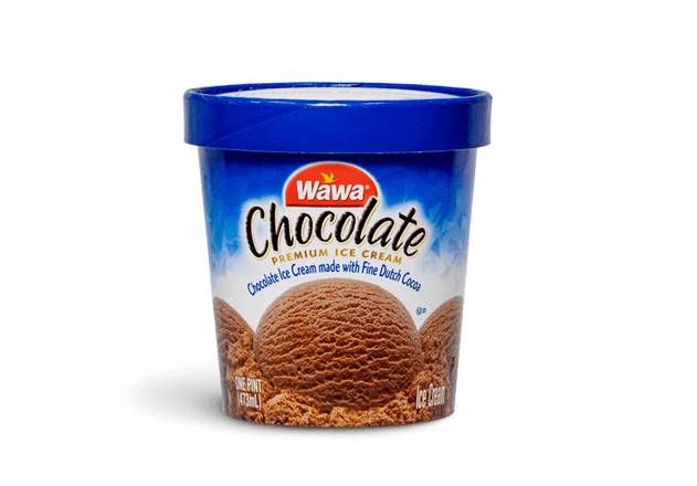 Order Wawa Chocolate Ice Cream Pint food online from Wawa store, Downingtown on bringmethat.com