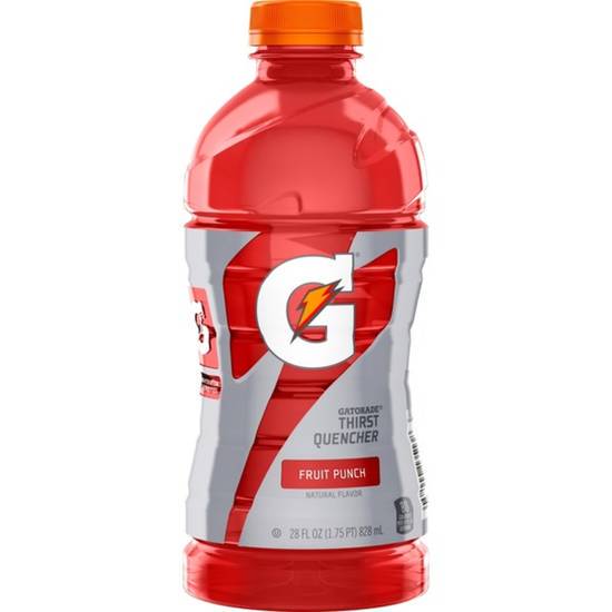 Order Gatorade Fruit Punch Bottle (28 oz) food online from Shell store, Dale on bringmethat.com