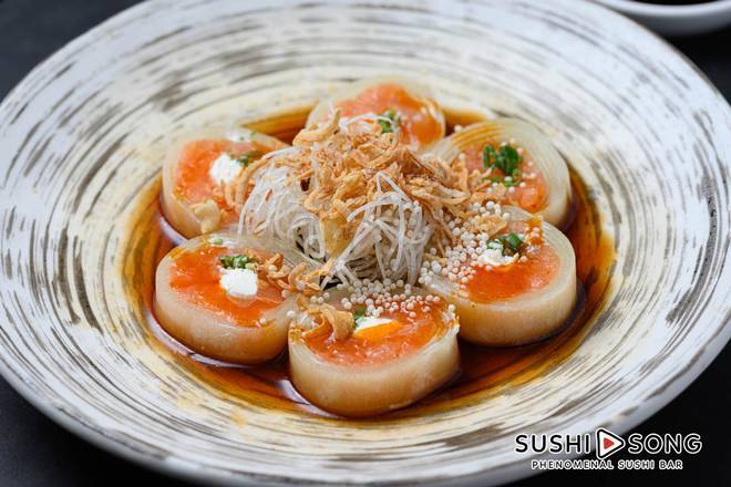 Order KC Salmon food online from Sushi Song Key West store, Key West on bringmethat.com