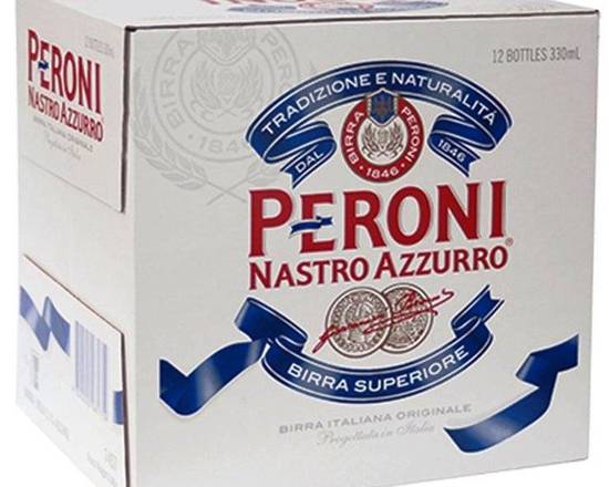Order Peroni, 12pk-12oz bottle glass beer (5.10% ABV) food online from Fresko Market store, Miami on bringmethat.com