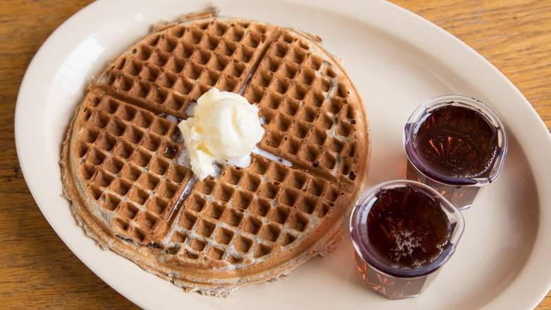 Order 14. Buckwheat Waffle food online from Roscoe House Of Chicken & Waffles store, Long Beach on bringmethat.com