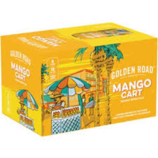 Order GOLDEN ROAD MANGO CART 6PK CAN food online from Duke Liquor & Jr. Market store, Los Angeles on bringmethat.com