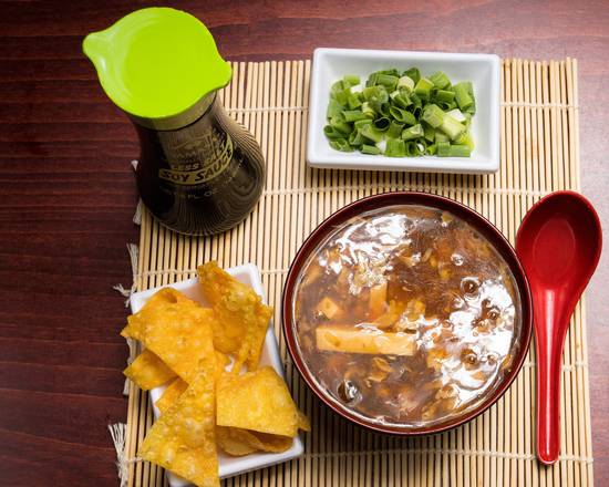 Order Small Hot & Sour Soup food online from Oriental House store, Greenville on bringmethat.com