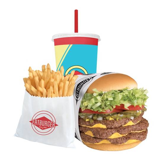 Order XXXL Fatburger (1.5lb) Meal food online from Fatburger store, Los Angeles on bringmethat.com