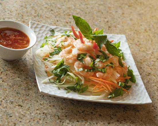 Order Gỏi Đu Đủ Tôm Tươi (Green papaya salad with shrimp) food online from Mi La Cay store, Seattle on bringmethat.com
