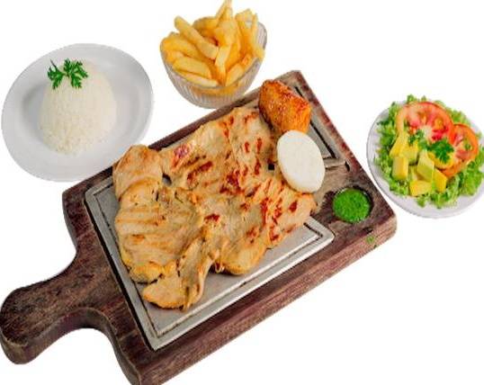 Order Grilled chicken - Pollo a la Plancha with 3 sides + 1 Coca Cola Gratis food online from Medellin Restaurant store, Coconut Creek on bringmethat.com