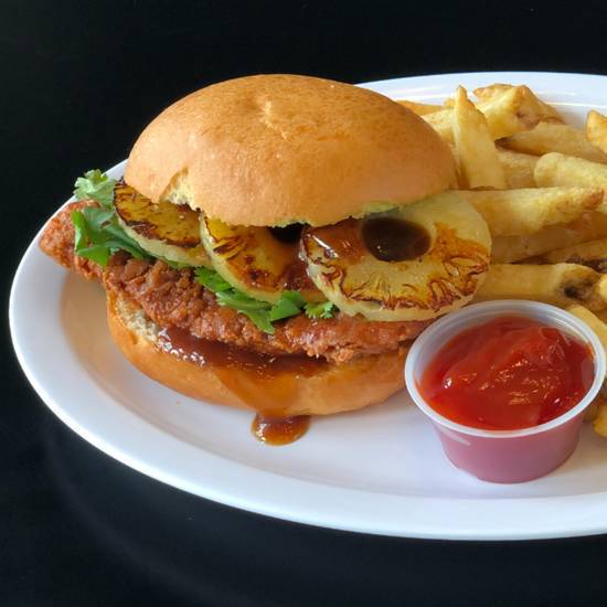 Order Pineapple Teriyaki Sandwich food online from Fry Chick store, Oakland on bringmethat.com