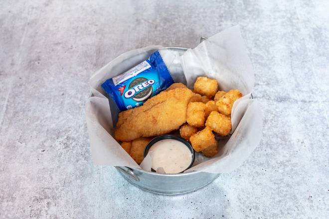 Order Kid's Crispy Fish Fillets food online from Tin Lizzys Cantina store, Atlanta on bringmethat.com