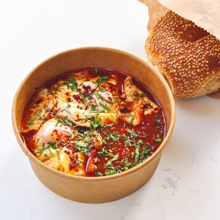 Order SHAKSHUKA* food online from Abbale Telavivian Kitchen store, Miami Beach on bringmethat.com