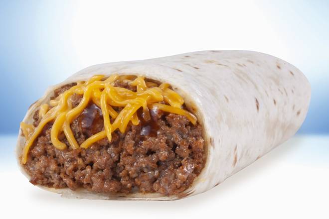 Order Ground Beef Burrito food online from Baker Drive-Thru store, San Bernardino on bringmethat.com