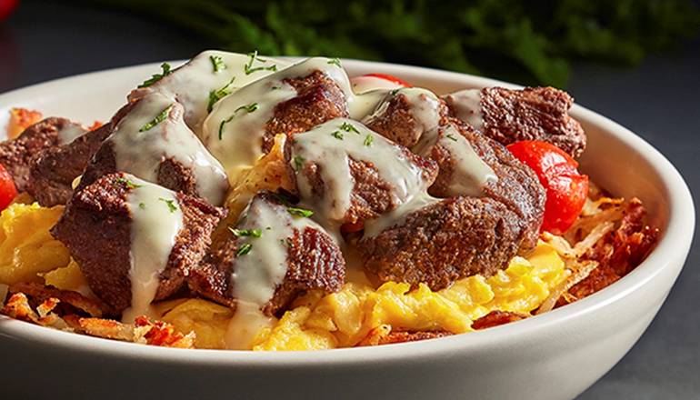 Order Steak & Scramble Bowl food online from Metro Diner store, Jacksonville Beach on bringmethat.com