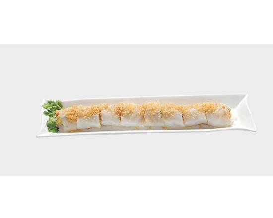 Order 脆竹魚茸香菇 Steamed Rice Paper with Mushroom and Fish Paste food online from J Zhou store, Tustin on bringmethat.com