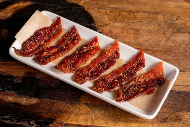 Order Billionaire's Bacon food online from Twin Peaks Restaurant store, Oakbrook Terrace on bringmethat.com
