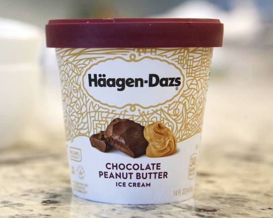 Order Haagen Daz Strawberry Ice Cream (1 pt) food online from Cappone's Chocolate Cake store, San Francisco on bringmethat.com