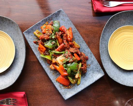 Order Chicken Chilly food online from Mehak India Aroma store, Denver on bringmethat.com