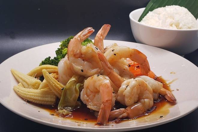 Order Shrimp Teriyaki food online from Siam Rice store, Miami on bringmethat.com