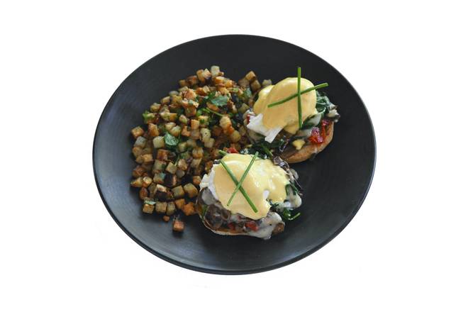 Order Florentine Benedict food online from Blu Jam Café store, Tarzana on bringmethat.com