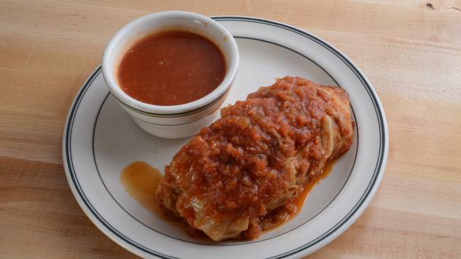 Order Stuffed Cabbage food online from Brent Deli store, Westlake Village on bringmethat.com