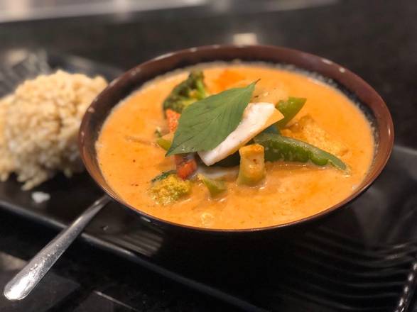 Order C2. RED CURRY (PANANG) food online from Ninja Ramen & Thai store, Corpus Christi on bringmethat.com