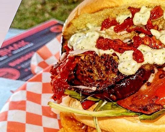 Order The Italian Burger (La Italiana Hamburguesa) food online from Shik store, Miami on bringmethat.com