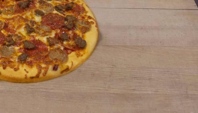 Order 9" Small All Meat Pizza food online from Amato's store, Portland on bringmethat.com