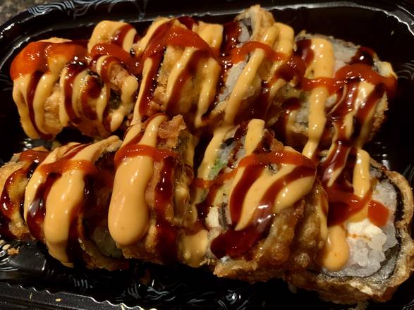 Order 27. Crab Special Roll(Tempura) food online from Sake House - Amberly Dr. store, Tampa on bringmethat.com