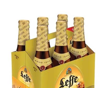 Order Leffe Blonde Blond 6pk-12oz Bottles (6.6% ABV) food online from Silver Liquor Market store, Los Angeles on bringmethat.com