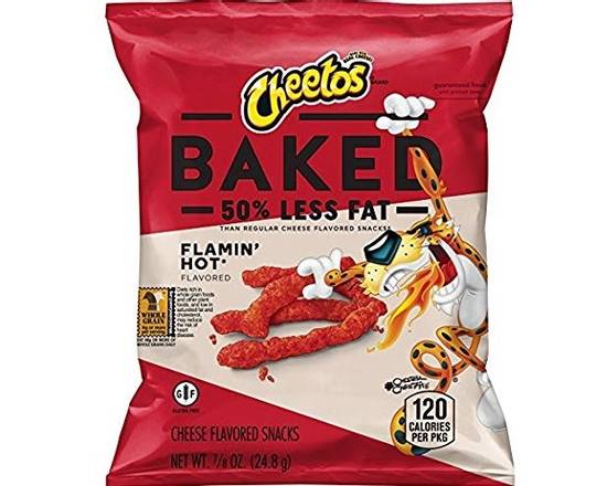 Order Cheetos Baked Flamin Hot 2.3oz food online from Fresko Market store, Miami on bringmethat.com