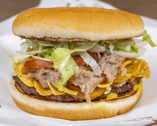 Order Beanburger food online from Longhorn Cafe store, San Antonio on bringmethat.com
